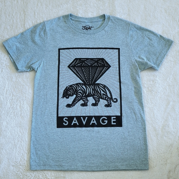 Eighty Eight Brand "Savage" Textured Graphic Tee👕 - NWOT - Picture 9 of 12